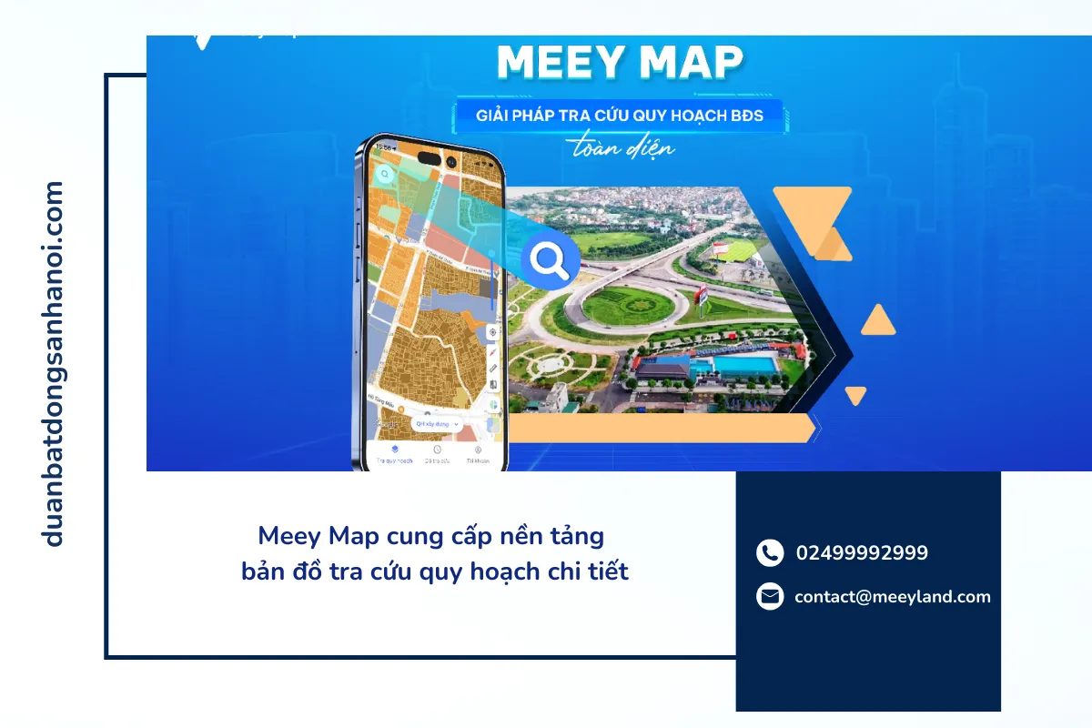 Nền tảng bản đồ tra cứu quy hoạch chi tiết