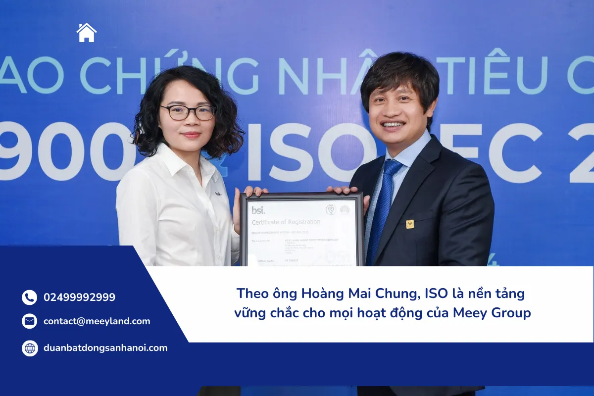 Theo ông Hoàng Mai Chung, ISO là nền tảng vững chắc cho mọi hoạt động của doanh nghiệp
