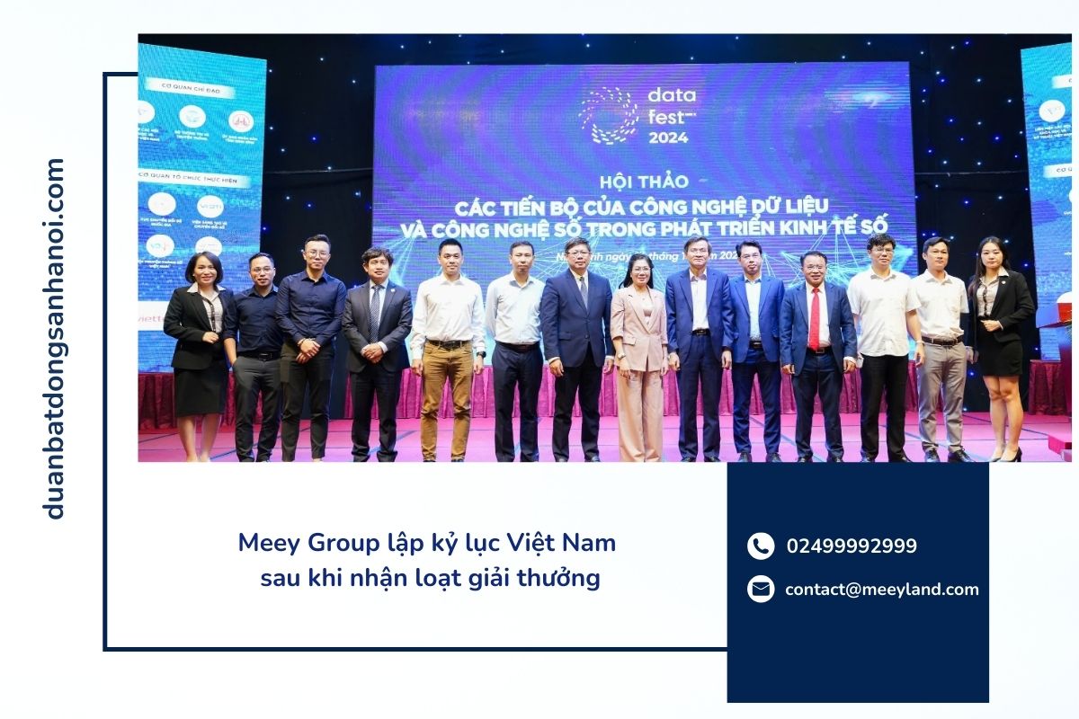 Meey Group lập kỷ lục Việt Nam sau khi nhận loạt giải thưởng