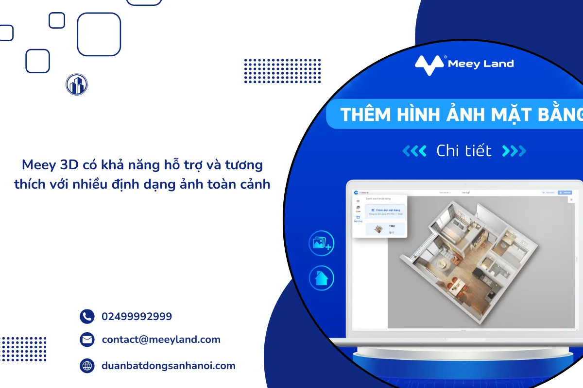 Khả năng hỗ trợ và tương thích với nhiều định dạng ảnh toàn cảnh