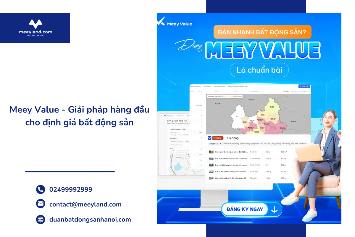 Meey Value - Giải pháp hàng đầu cho định giá bất động sản