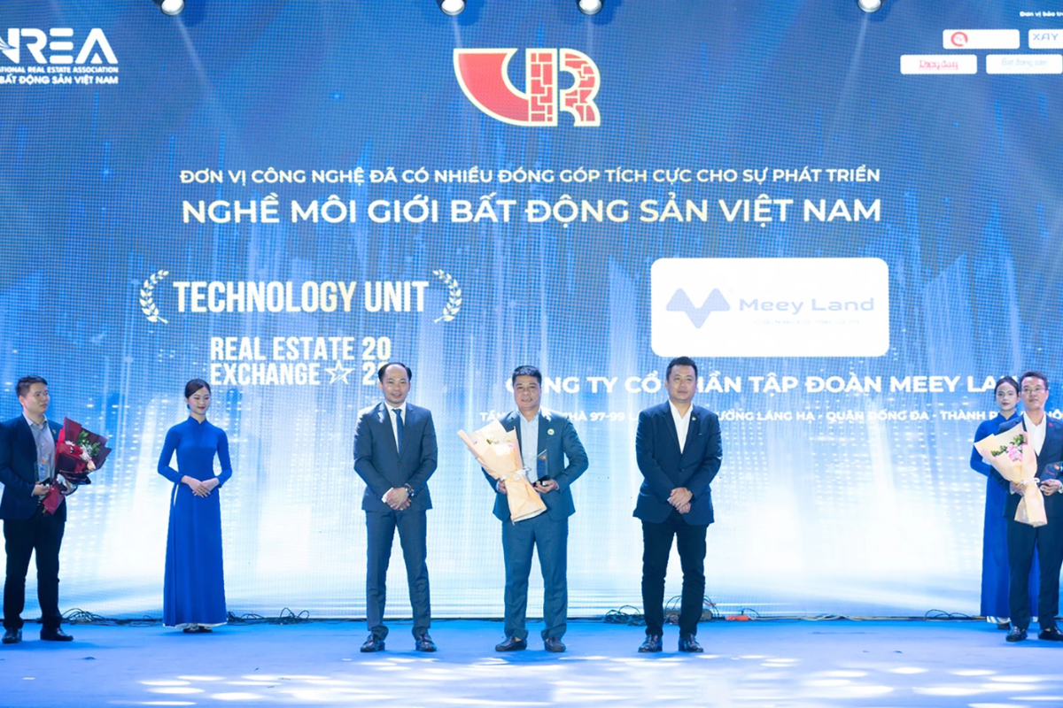 Meey Land vinh dự nhận giải thưởng tại Ngày hội Môi giới Bất động sản Việt Nam 2023