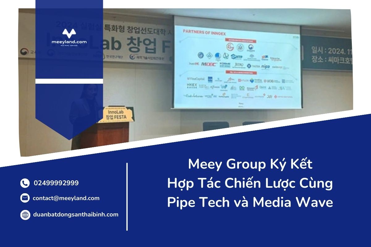 Meey Group Ký Kết Hợp Tác Chiến Lược Cùng Pipe Tech và Media Wave
