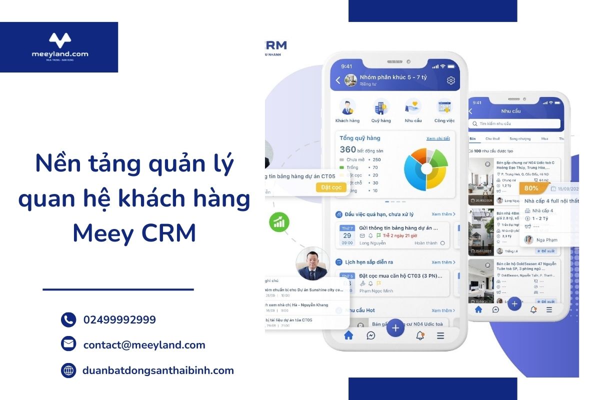 Nền tảng quản lý quan hệ khách hàng Meey CRM