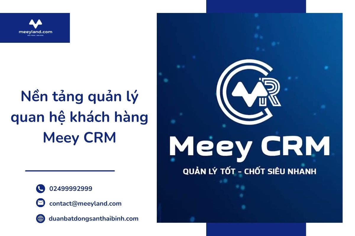 Nền tảng quản lý quan hệ khách hàng Meey CRM