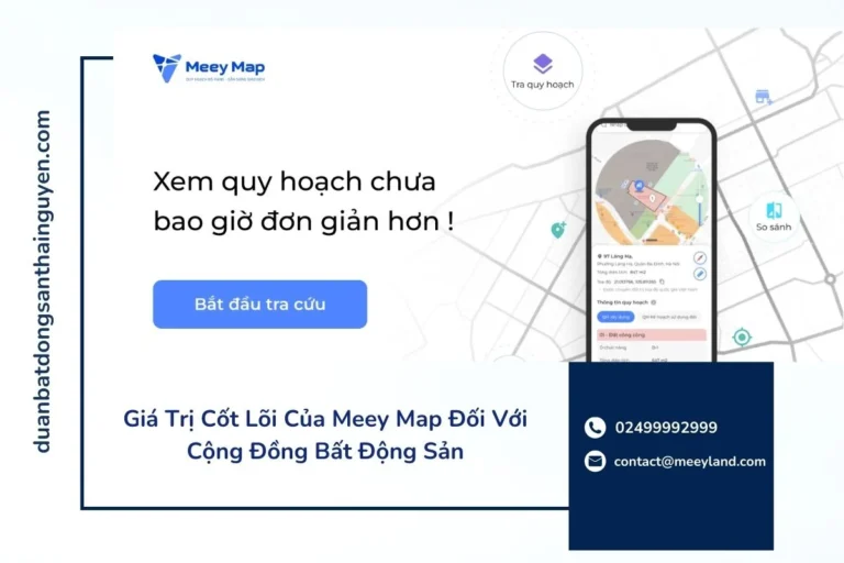 giá trị cốt lõi của meey map đối với cộng đồng bất động sản