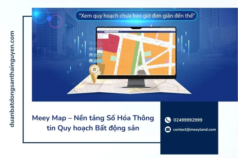 Meey Map nền tảng số hoá thông tin quy hoạch