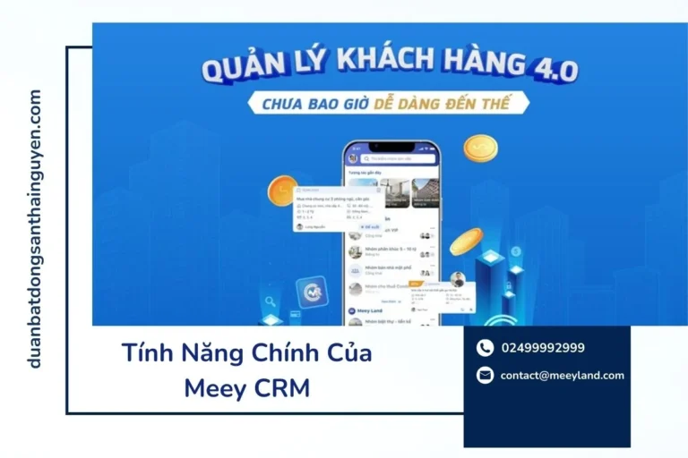 Tính năng chính của Meey CRM 