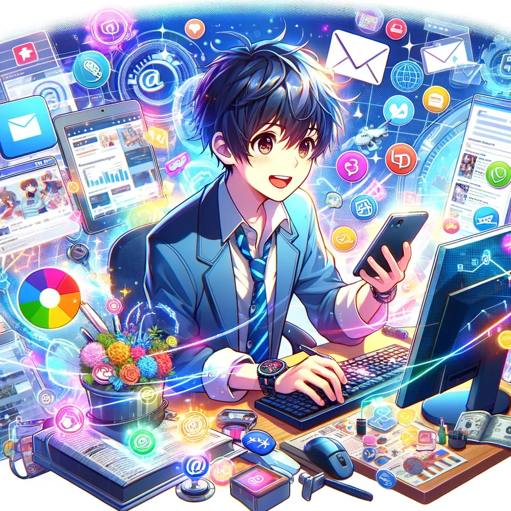 Marketing online - Anime