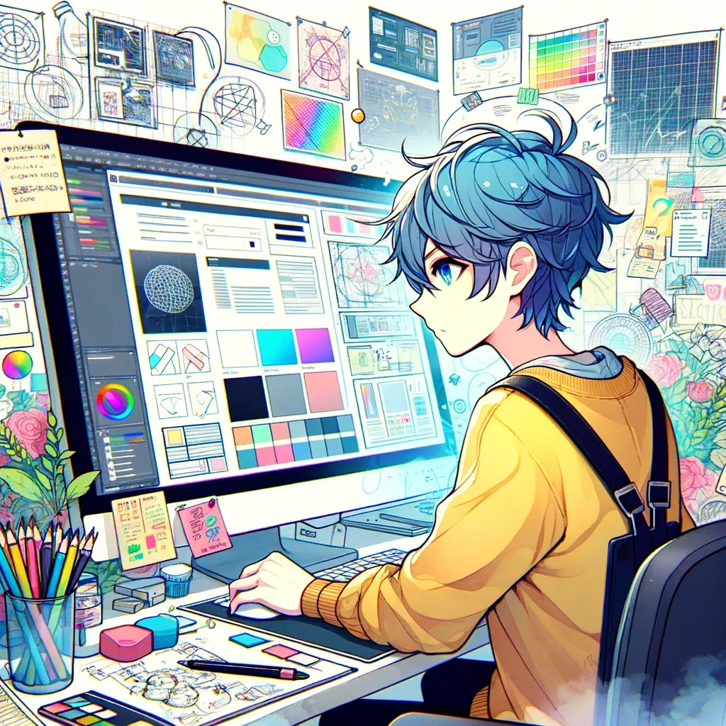 Web designing - Anime