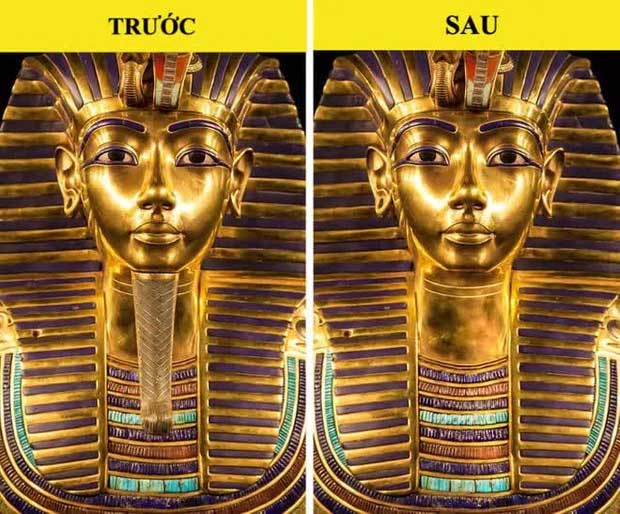 Râu của pharaoh Tutankhamun từng rơi ra trong quá trình dọn dẹp