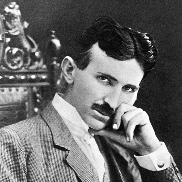 Chân dung Nikola Tesla khi 40 tuổi.
