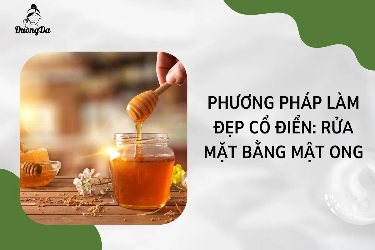 Phương pháp làm đẹp cổ điển Rửa mặt bằng mật ong