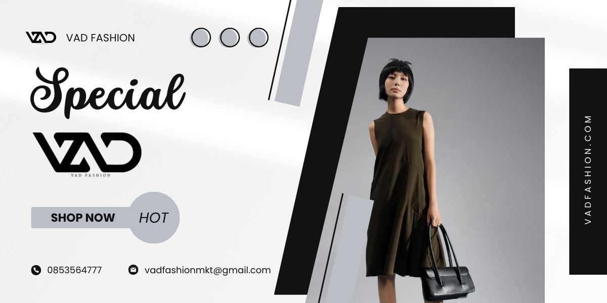 Mẫu đầm chữ a thiết kế đơn sắc nhưng không hề đơn điệu