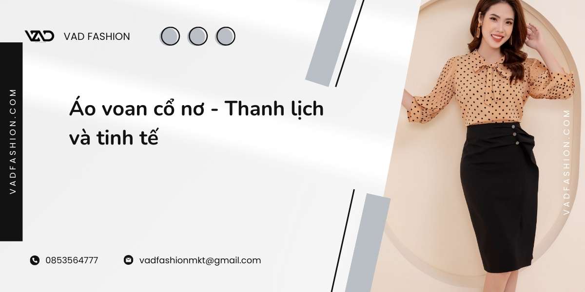 Áo voan cổ nơ - Thanh lịch và tinh tế