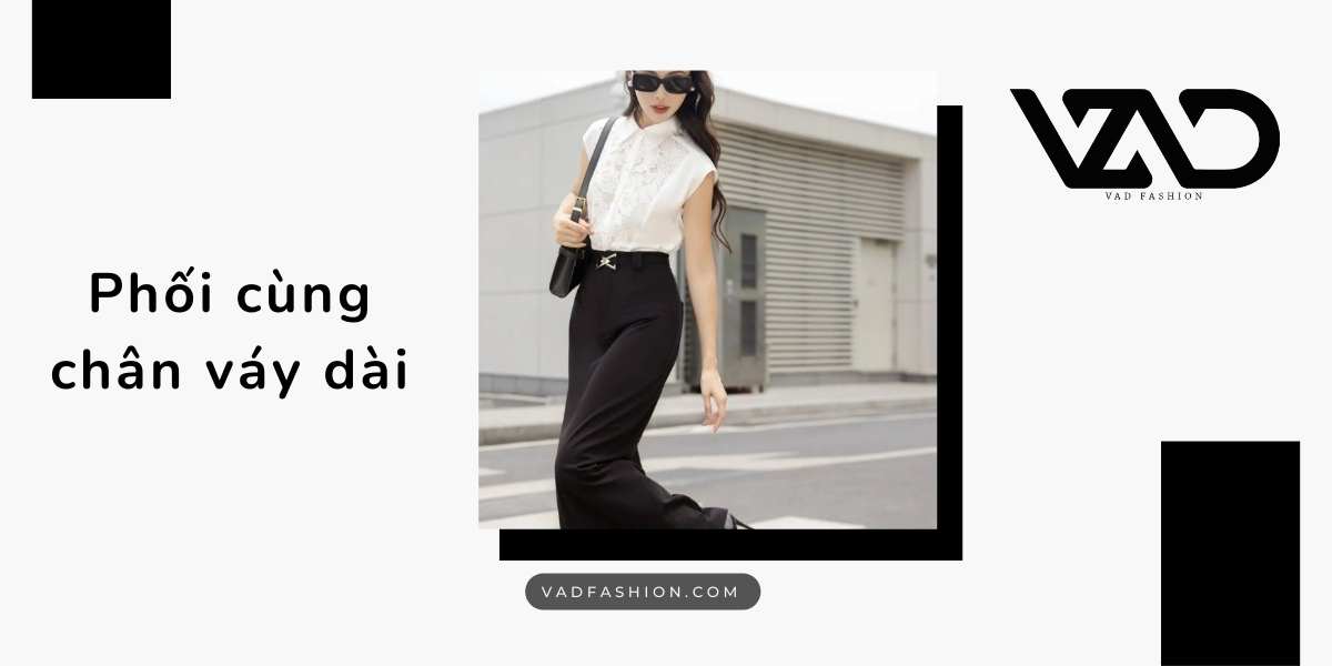 Phối cùng chân váy dài