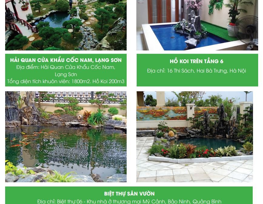 Các công trình của CÔNG TY CỔ PHẦN GREENTECK