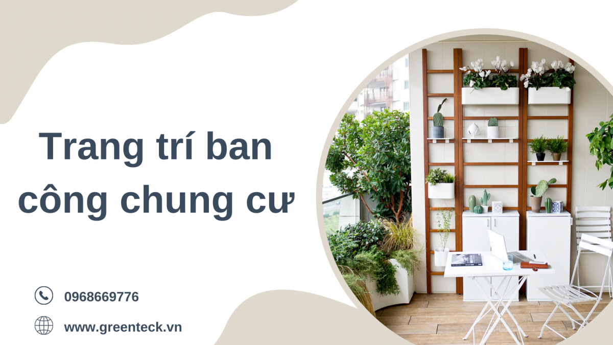 Những cách trang trí ban công chung cư ai cũng mê mẩn