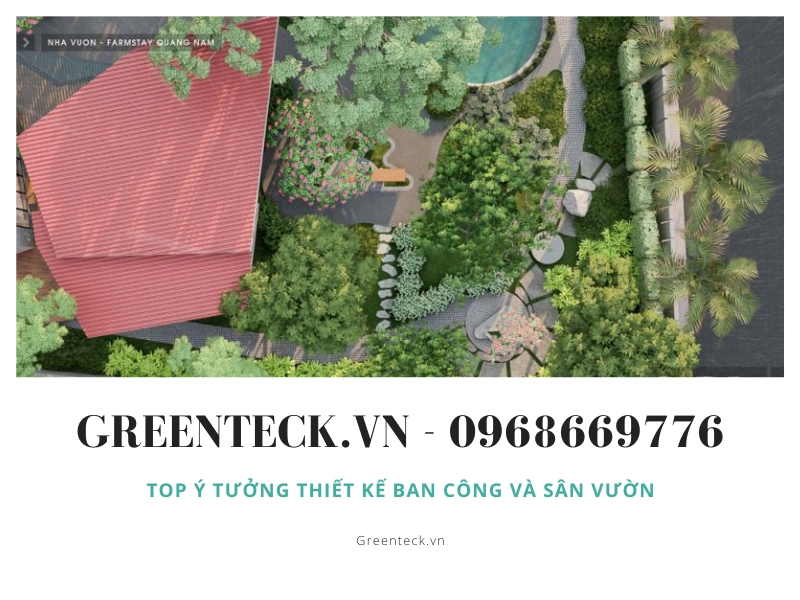 Bản vẽ thiết kế sân vườn nhà quê phong cách Farmstay