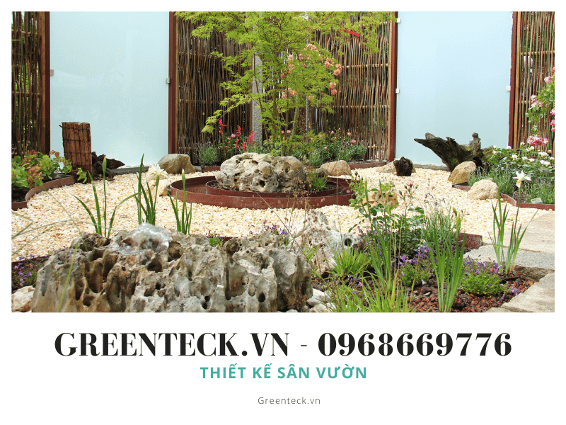 Thiết kế sân vườn sau nhà Thiết kế sân vườn sau nhà