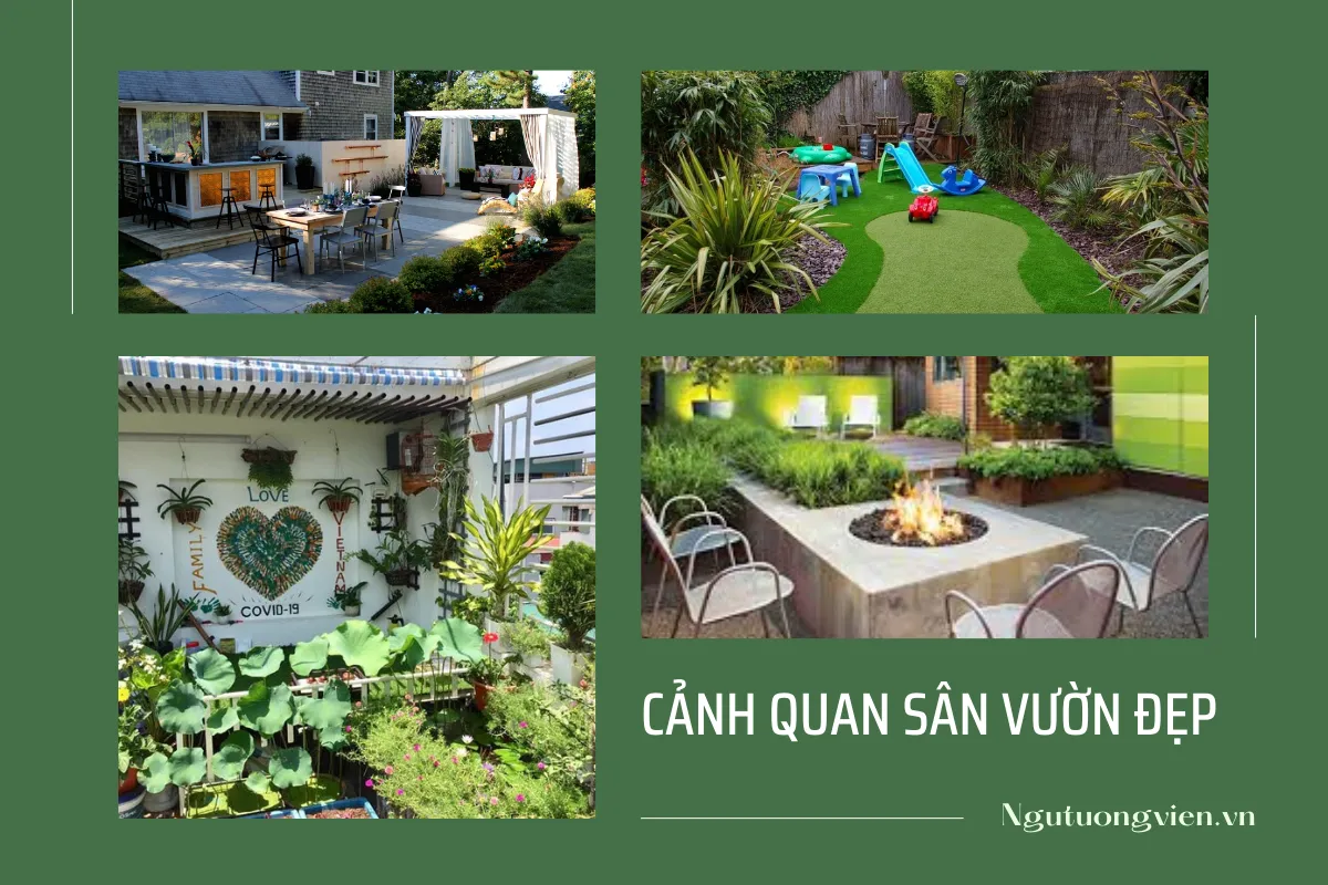 cảnh quan sân vườn đẹp