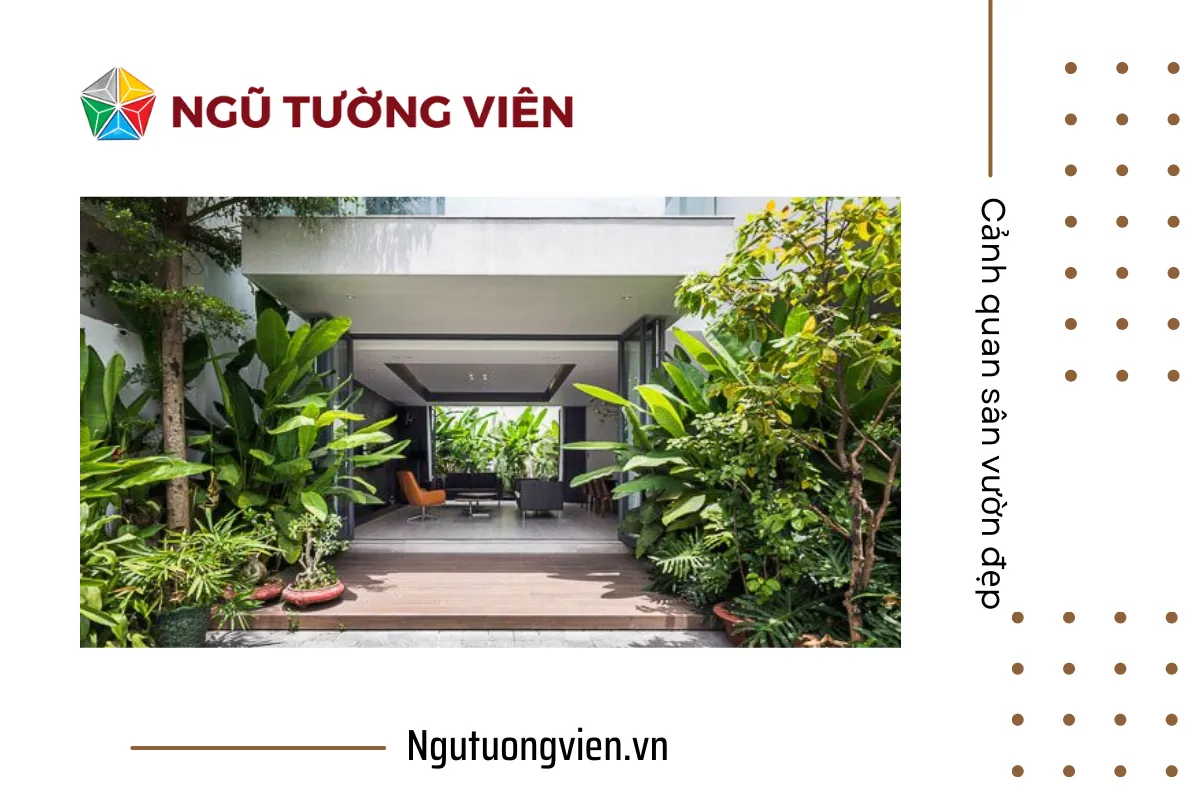 cảnh quan sân vườn đẹp