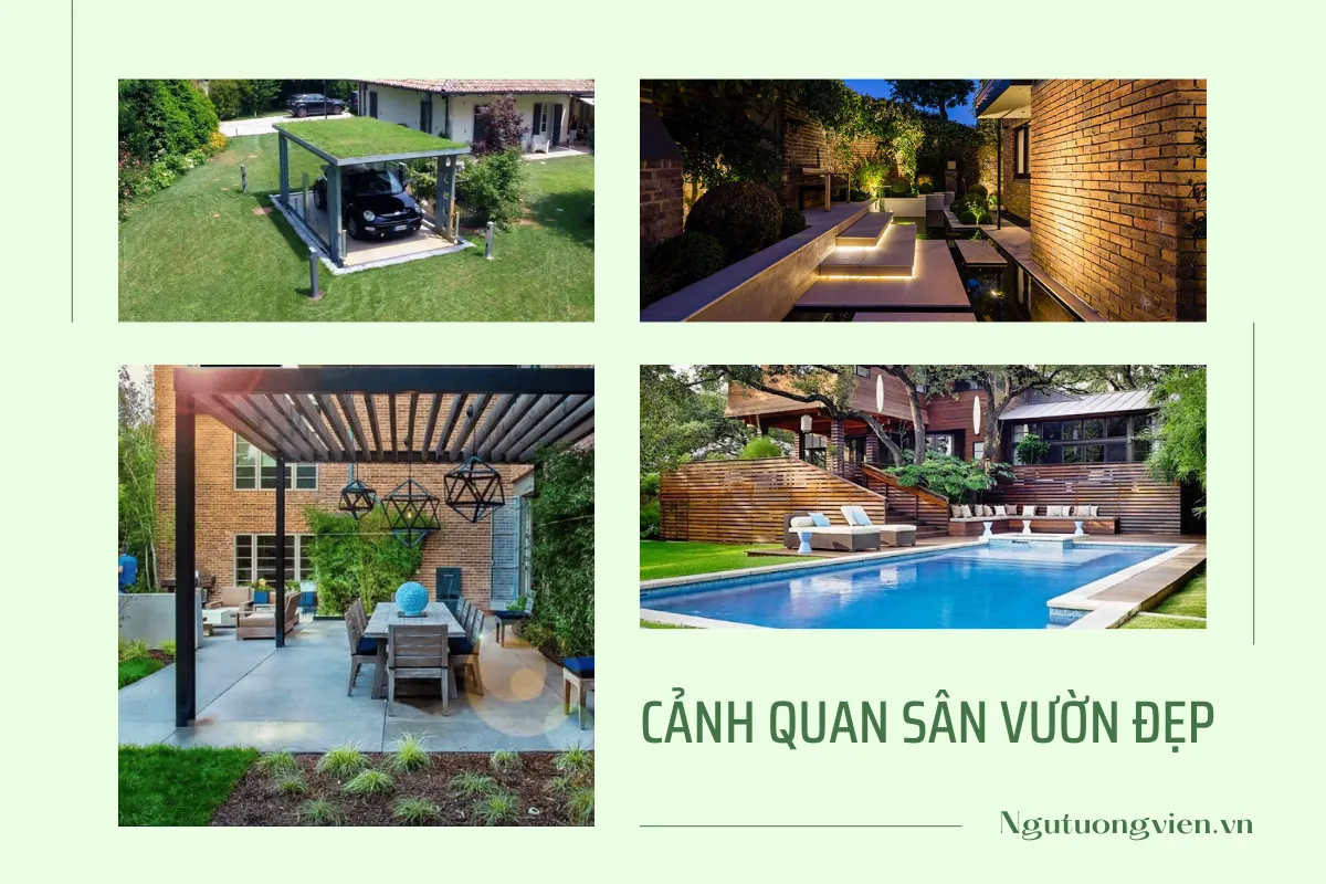 cảnh quan sân vườn đẹp