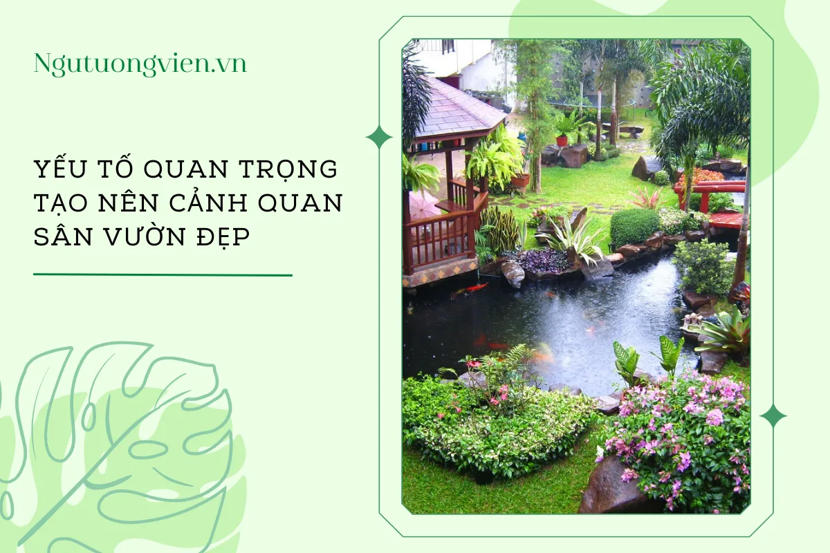 cảnh quan sân vườn đẹp