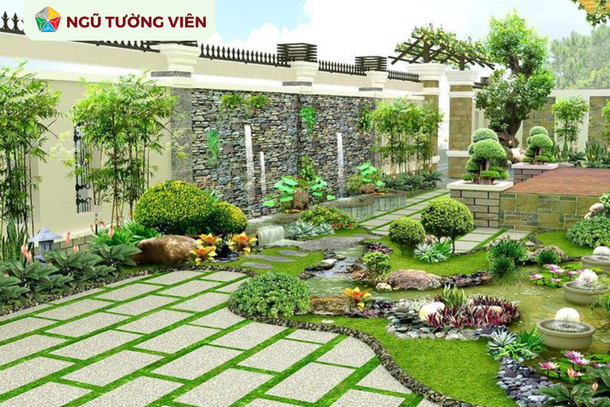 cảnh quan sân vườn đẹp