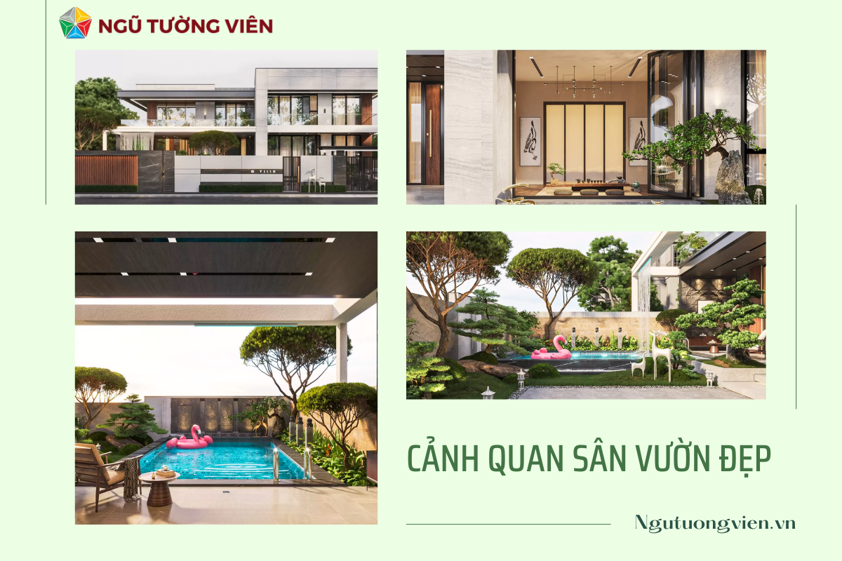 cảnh quan sân vườn đẹp