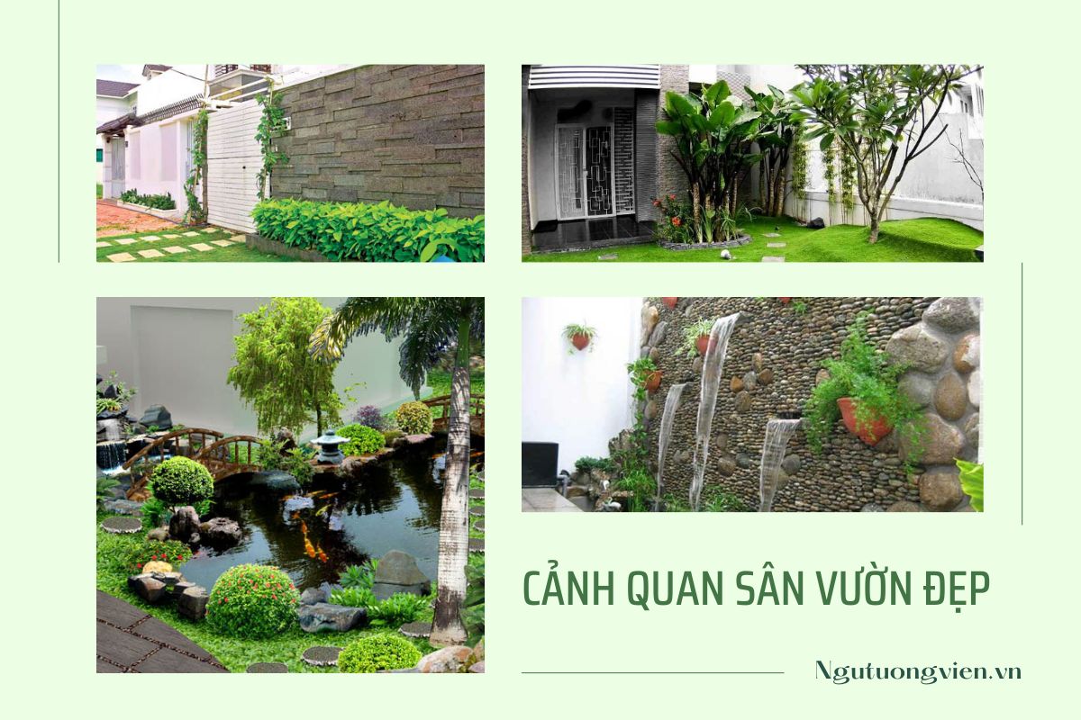 cảnh quan sân vườn đẹp