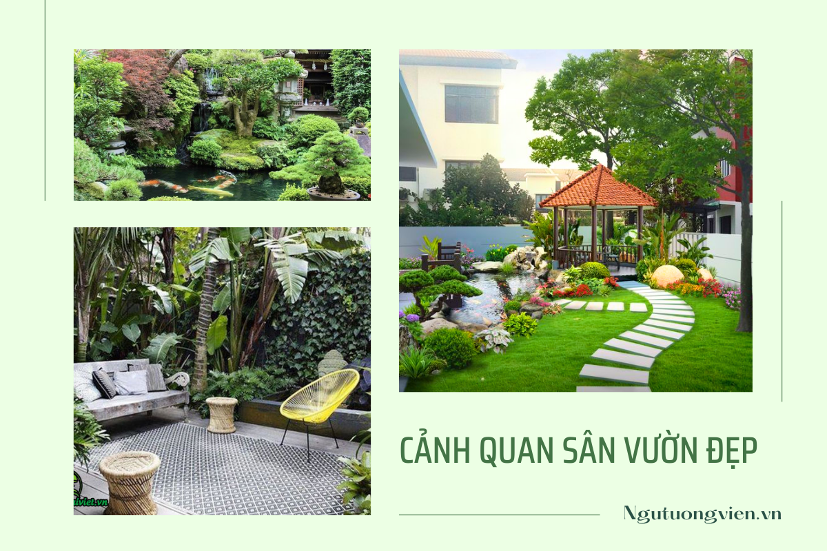 cảnh quan sân vườn đẹp