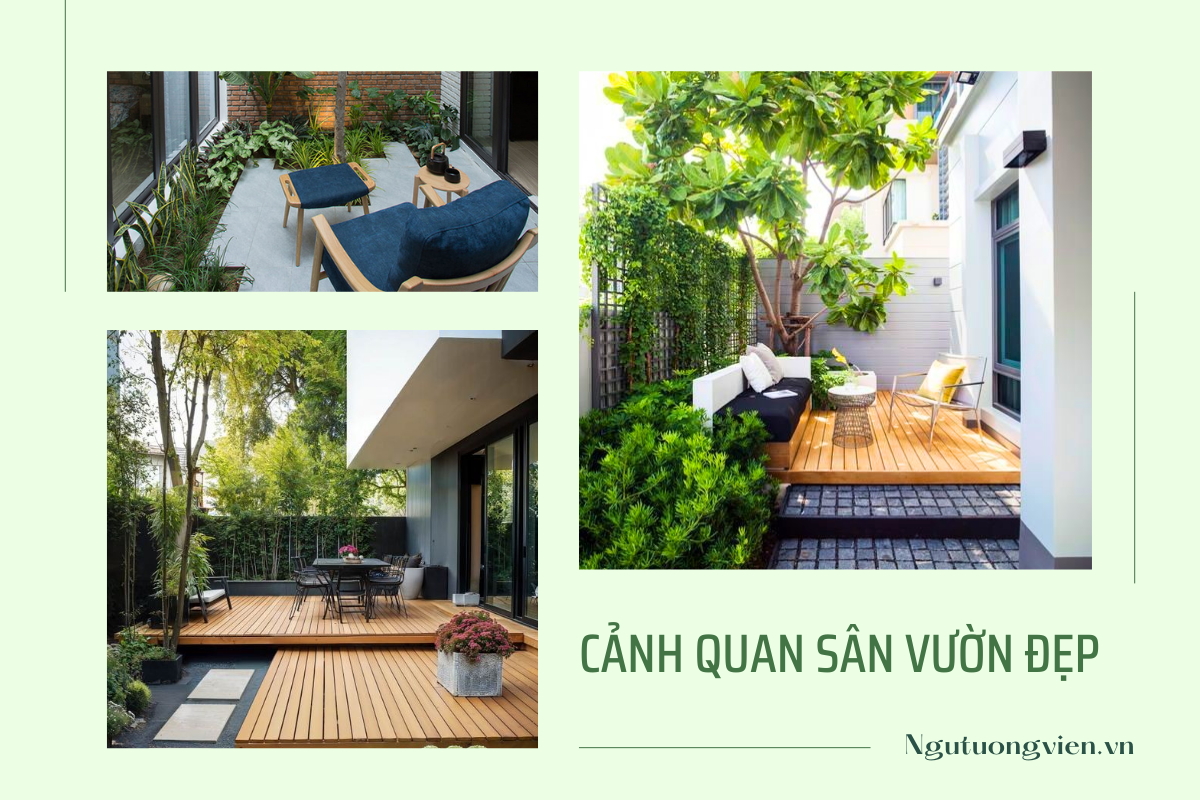 cảnh quan sân vườn đẹp