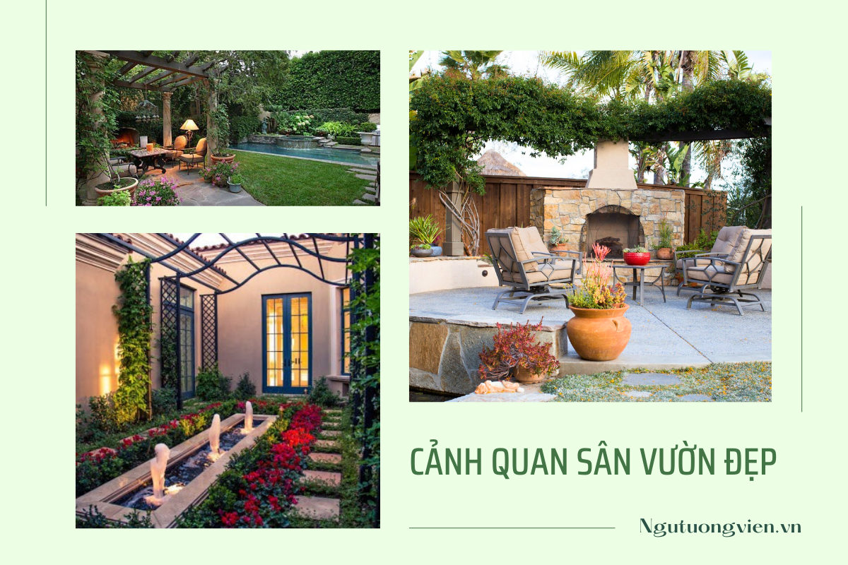 cảnh quan sân vườn đẹp