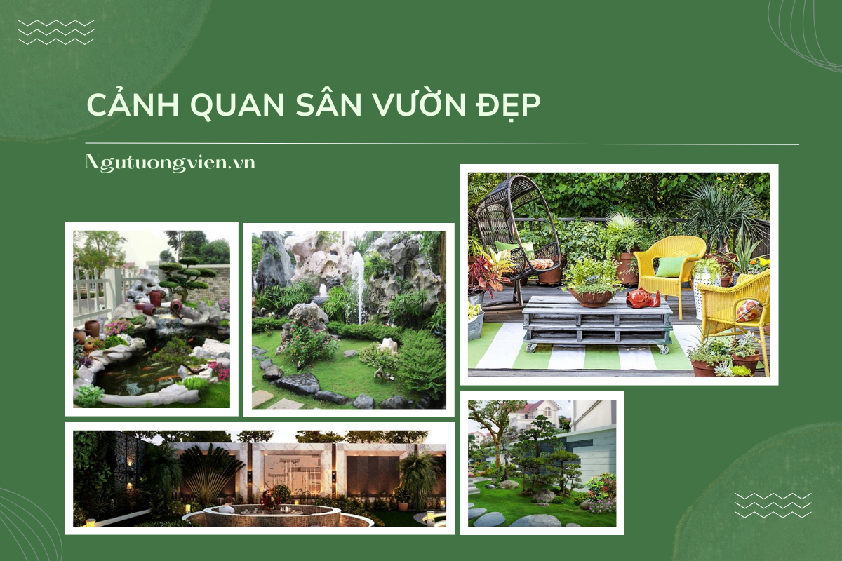 cảnh quan sân vườn đẹp