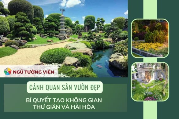 Cảnh quan sân vườn đẹp: Bí quyết tạo không gian thư giãn và hài hòa