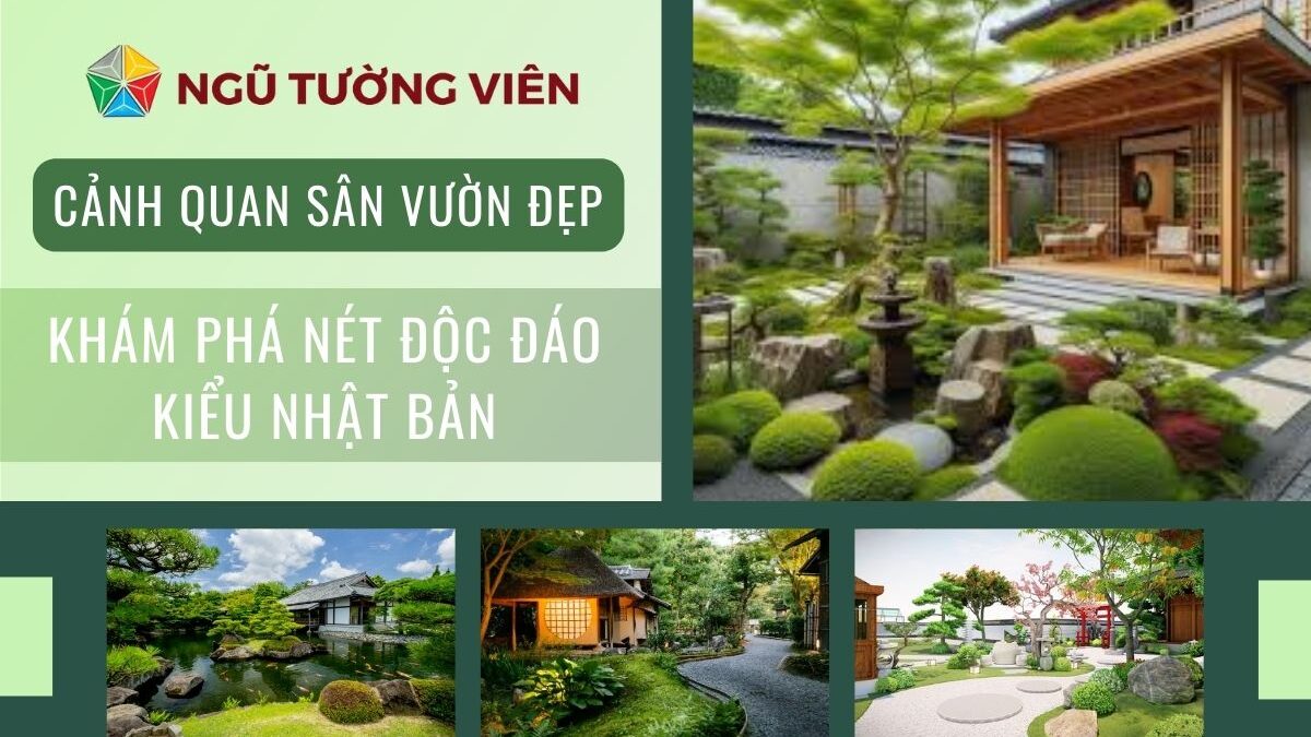 Cảnh quan sân vườn đẹp: Khám phá nét độc đáo kiểu Nhật Bản