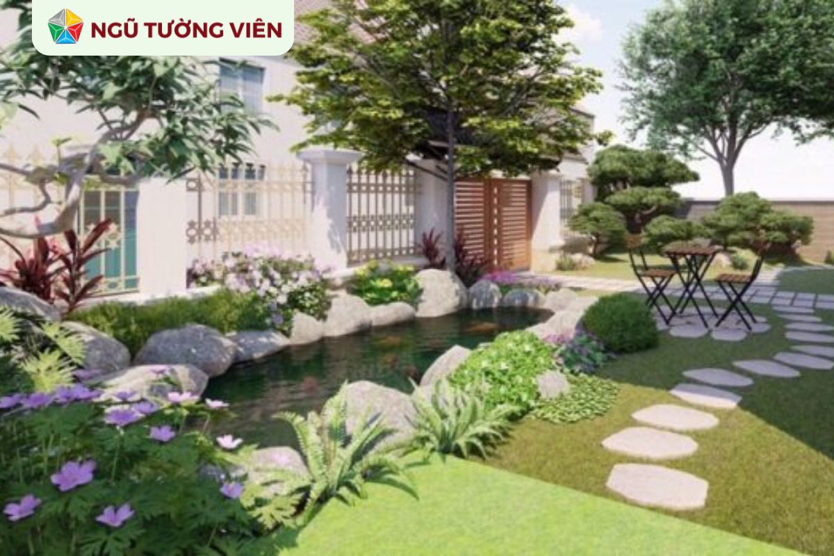 Cảnh quan sân vườn đẹp: Xu hướng thiết kế và trang trí hiện đại