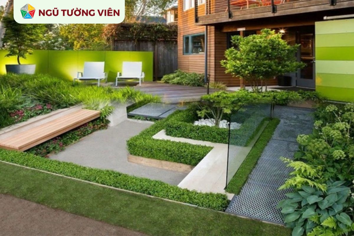 Cảnh quan sân vườn đẹp: Ý tưởng thiết kế sân vườn tinh tế