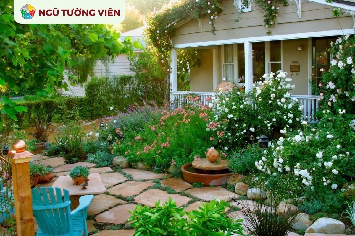 Cảnh quan sân vườn đẹp: Ý tưởng thiết kế sân vườn tinh tế