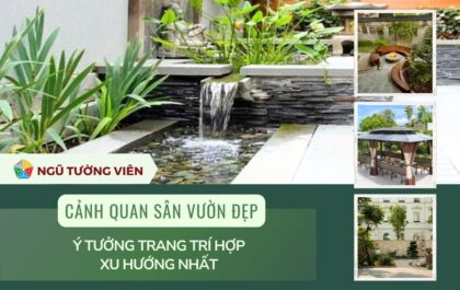 Cảnh quan sân vườn đẹp: Ý tưởng trang trí hợp xu hướng nhất