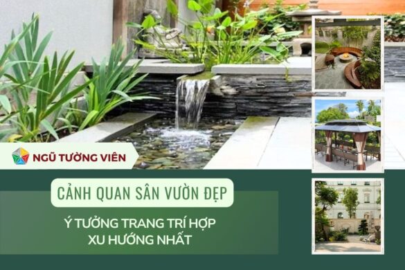 Cảnh quan sân vườn đẹp: Ý tưởng trang trí hợp xu hướng nhất