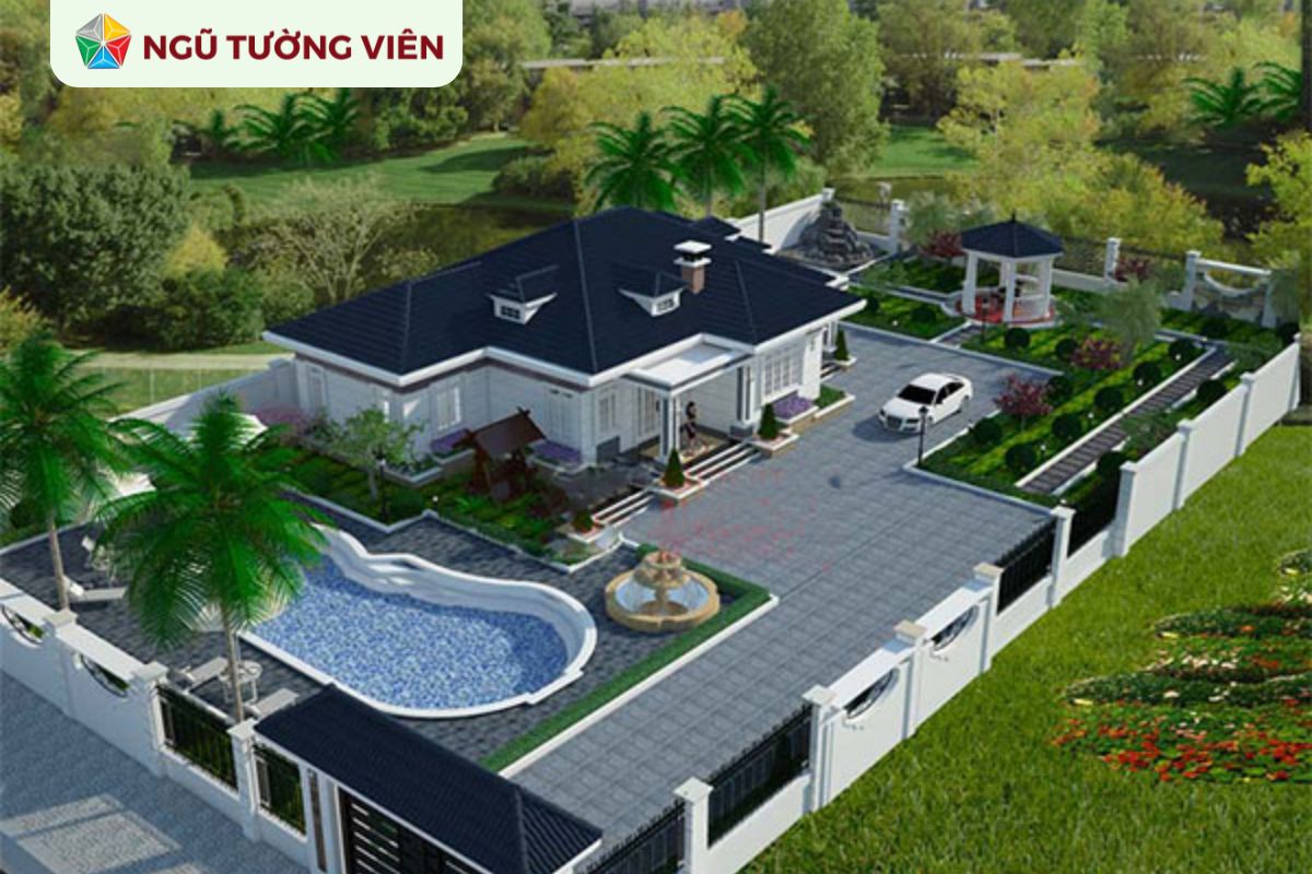 Cảnh quan sân vườn đẹp: Phong cách Patio sinh động