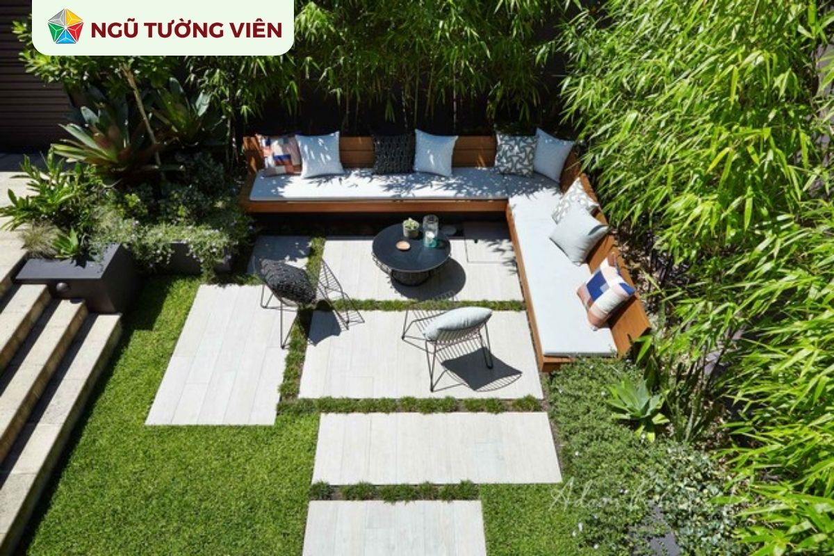 Cảnh quan sân vườn đẹp: Phong cách Patio sinh động