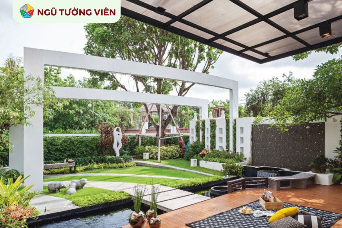 Cảnh quan sân vườn đẹp: Hòa quyện giữa thiên nhiên và kiến trúc