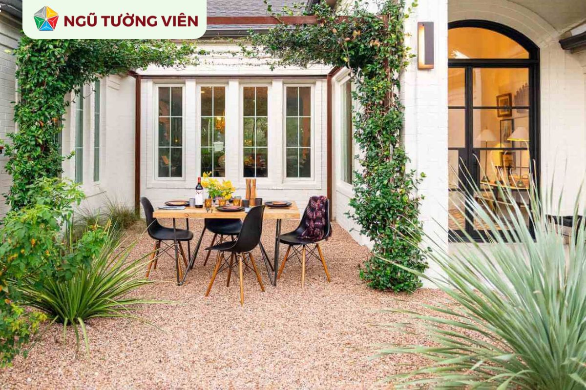 Cảnh quan sân vườn đẹp: Phong cách Patio sinh động