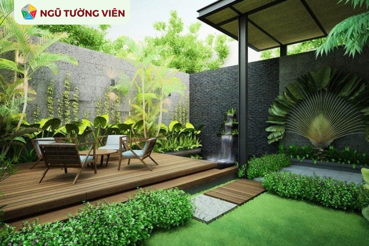 Cảnh quan sân vườn đẹp: Phong cách biệt thự châu Âu sang trọng Cảnh quan sân vườn đẹp: Phong cách biệt thự châu Âu sang trọng