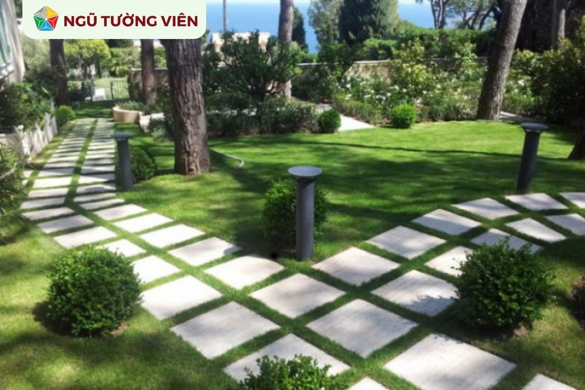 Cảnh quan sân vườn đẹp: Tạo điểm nhấn nghệ thuật với đá