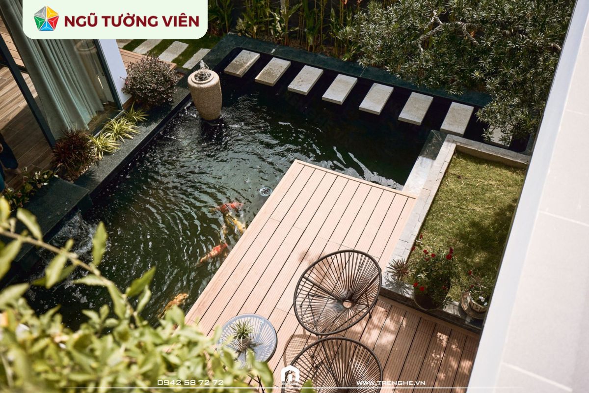 Cảnh quan sân vườn đẹp: Thiết kế theo kiến trúc tối giản