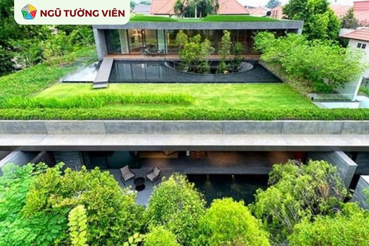 Cảnh quan sân vườn đẹp: Thiết kế vườn trên mái độc đáo và đẹp